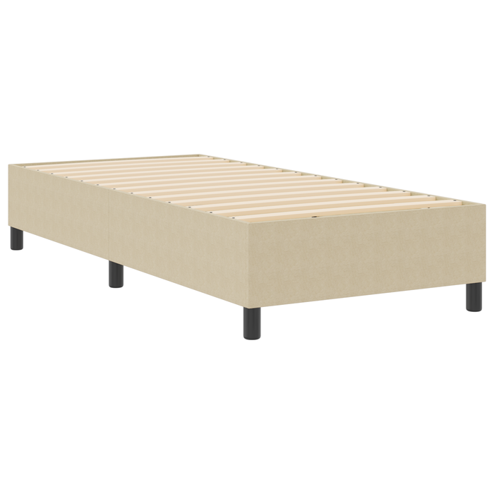Letto a Box Verde Chiaro Grigio 100x200 cm Tessuto a Velluto