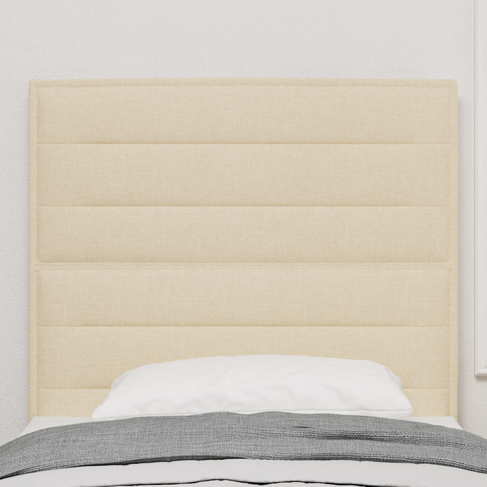 Testiera Design Lines Panna 100 cm Tessuto