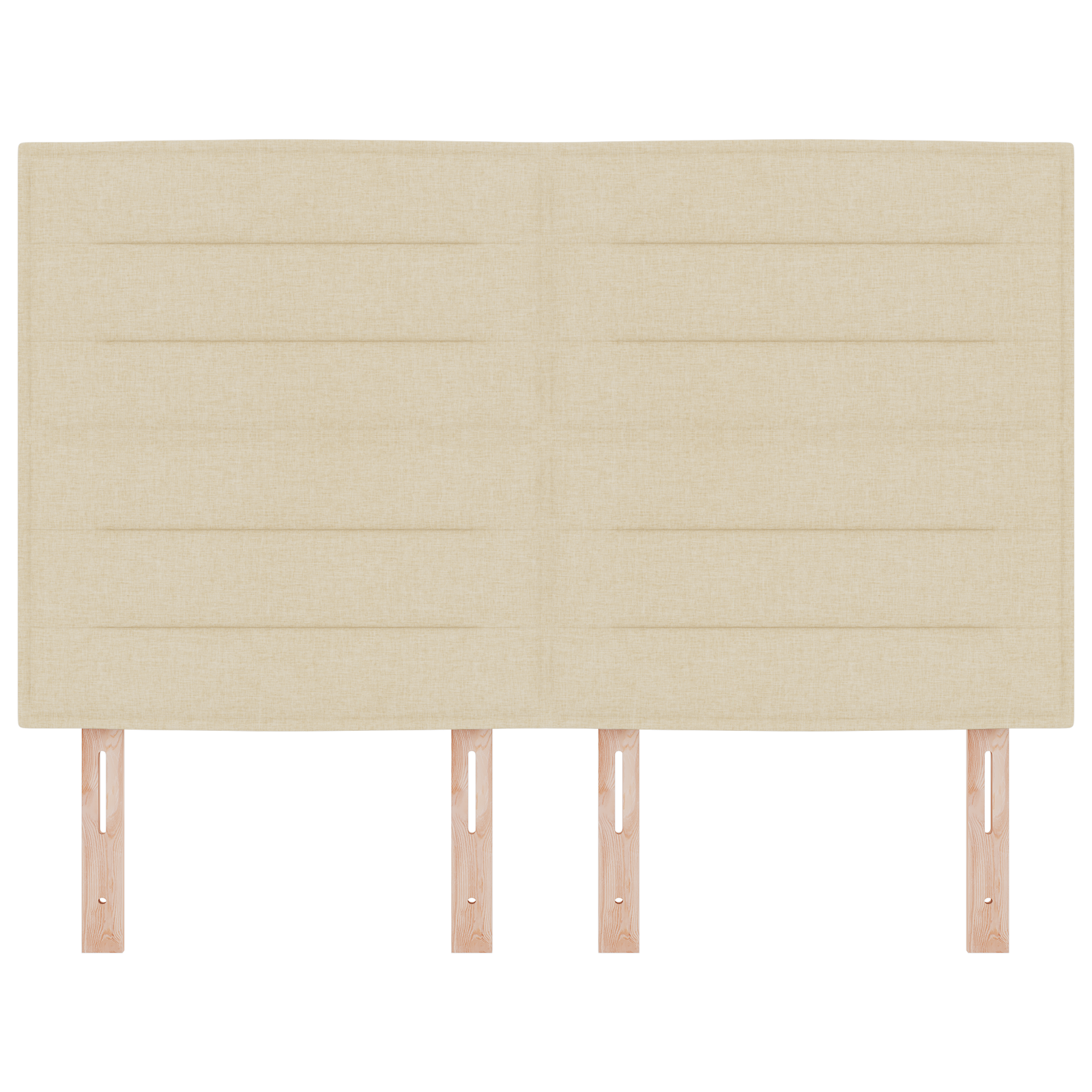 Testiera Design Linee Panna 160 cm Tessuto