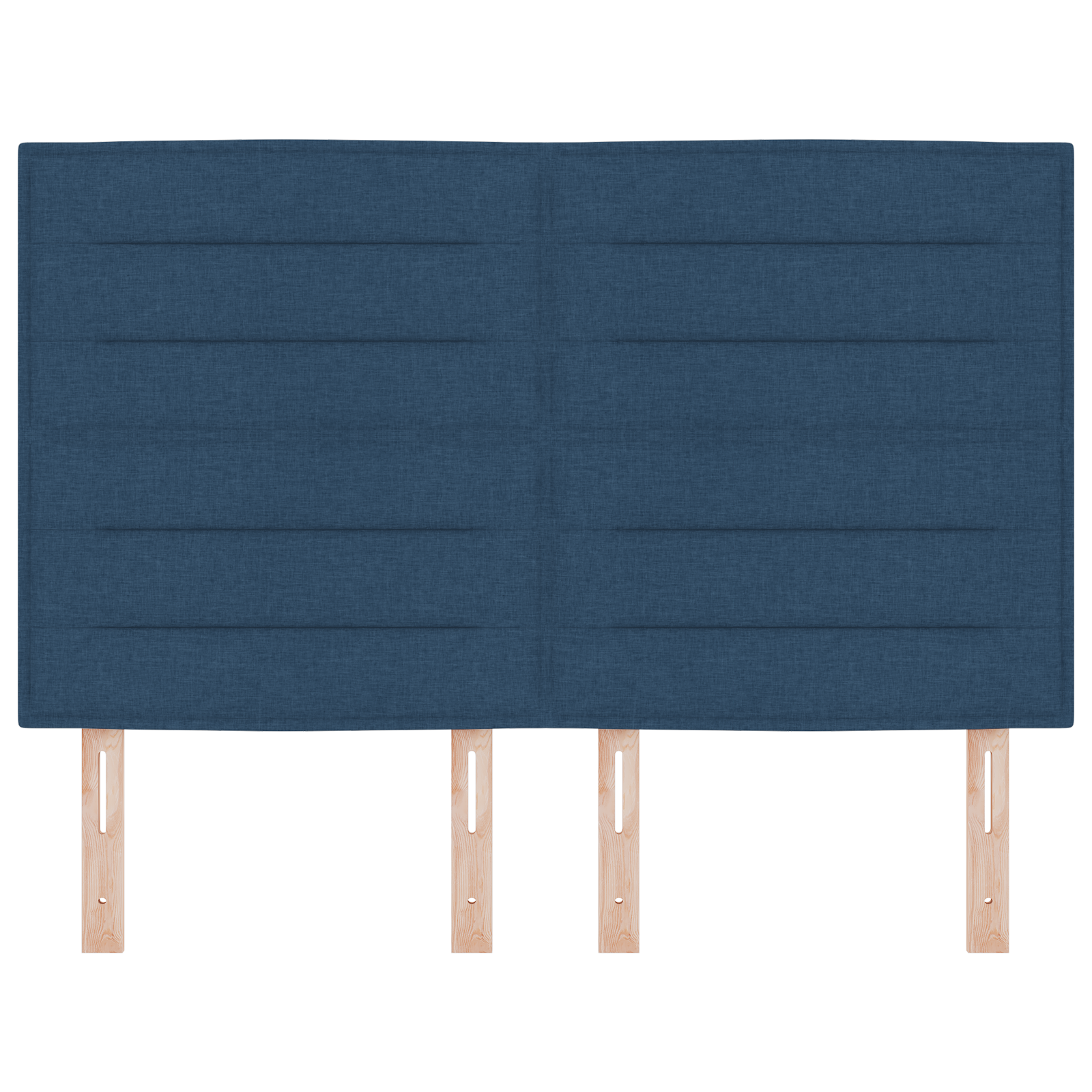 Testiera design a righe Blu 160 cm Tessuto