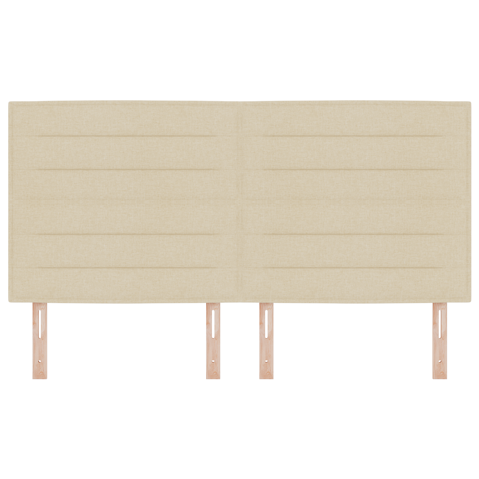 Testiera Design Linee Panna 180 cm Tessuto