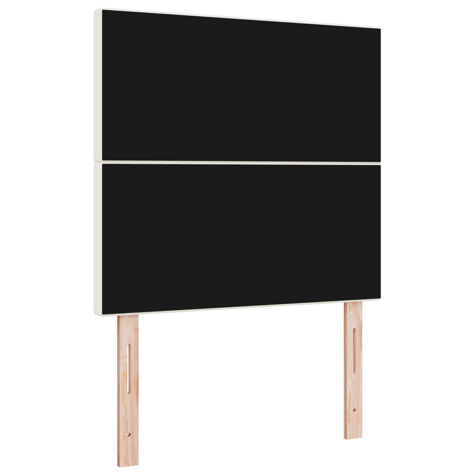 Testiera  Design Semplice Crema 80 cm in Tessuto Vellutato