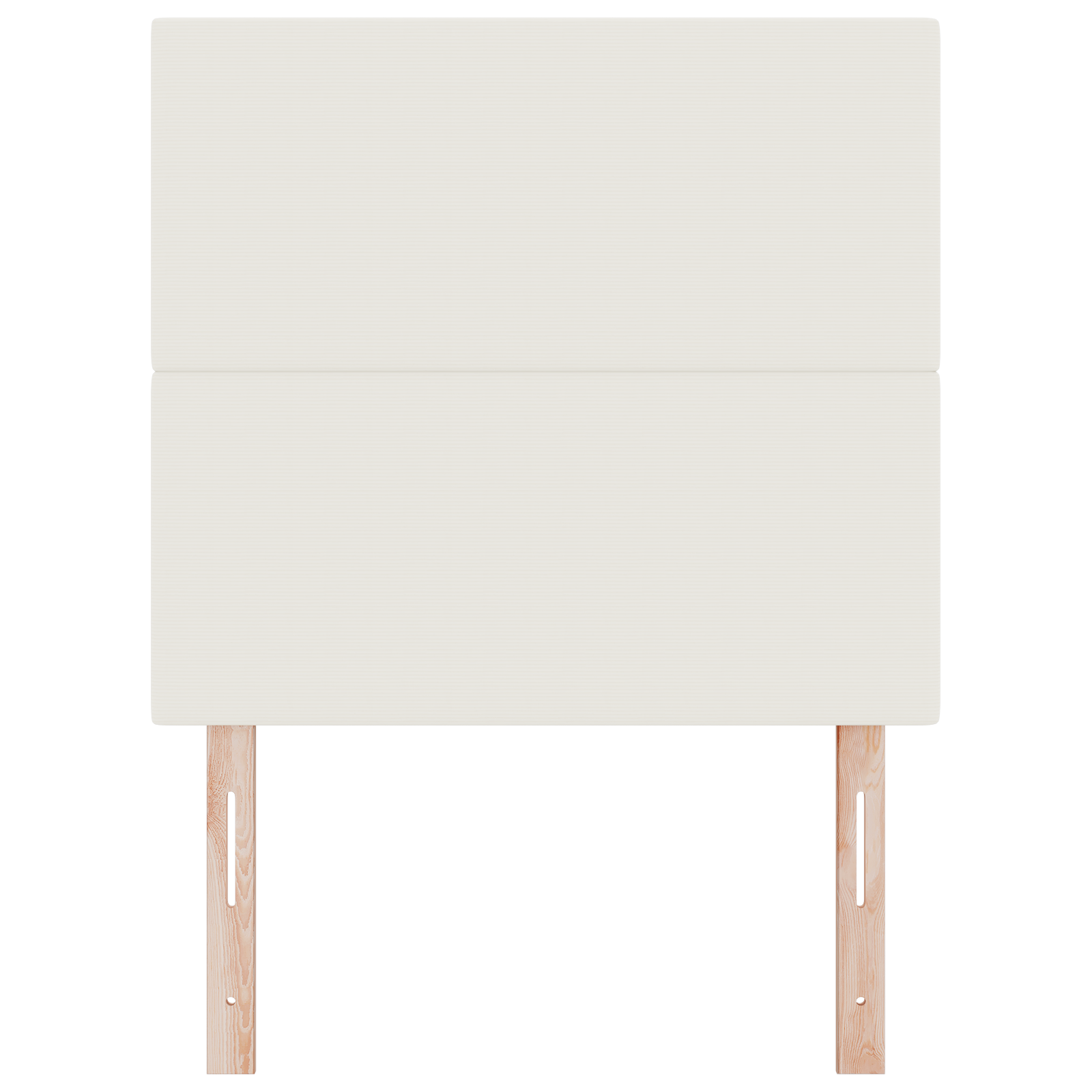 Testiera  Design Semplice Crema 80 cm in Tessuto Vellutato