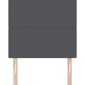 Testiera  Design Semplice Grigio Scuro 100 cm Tessuto Corduroy