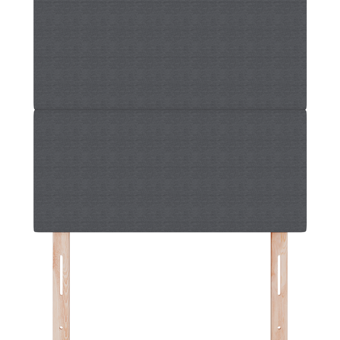 Testiera  Design Semplice Grigio Scuro 100 cm Tessuto Corduroy