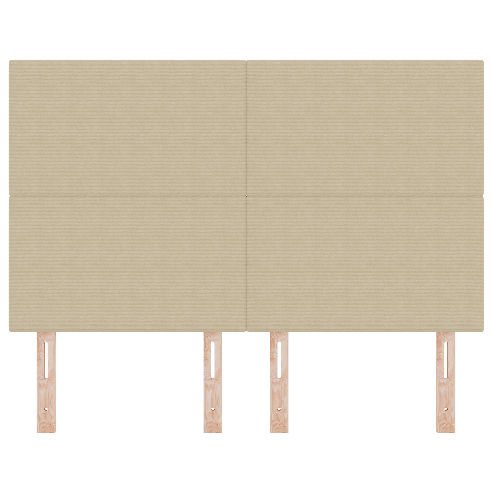 Testiera Design Semplice Verde Chiaro Grigio 140 cm Tessuto in Corduroy