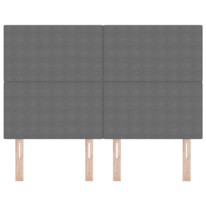 Testiera Design Semplice Grigio Chiaro 160 cm Tessuto Corduroy