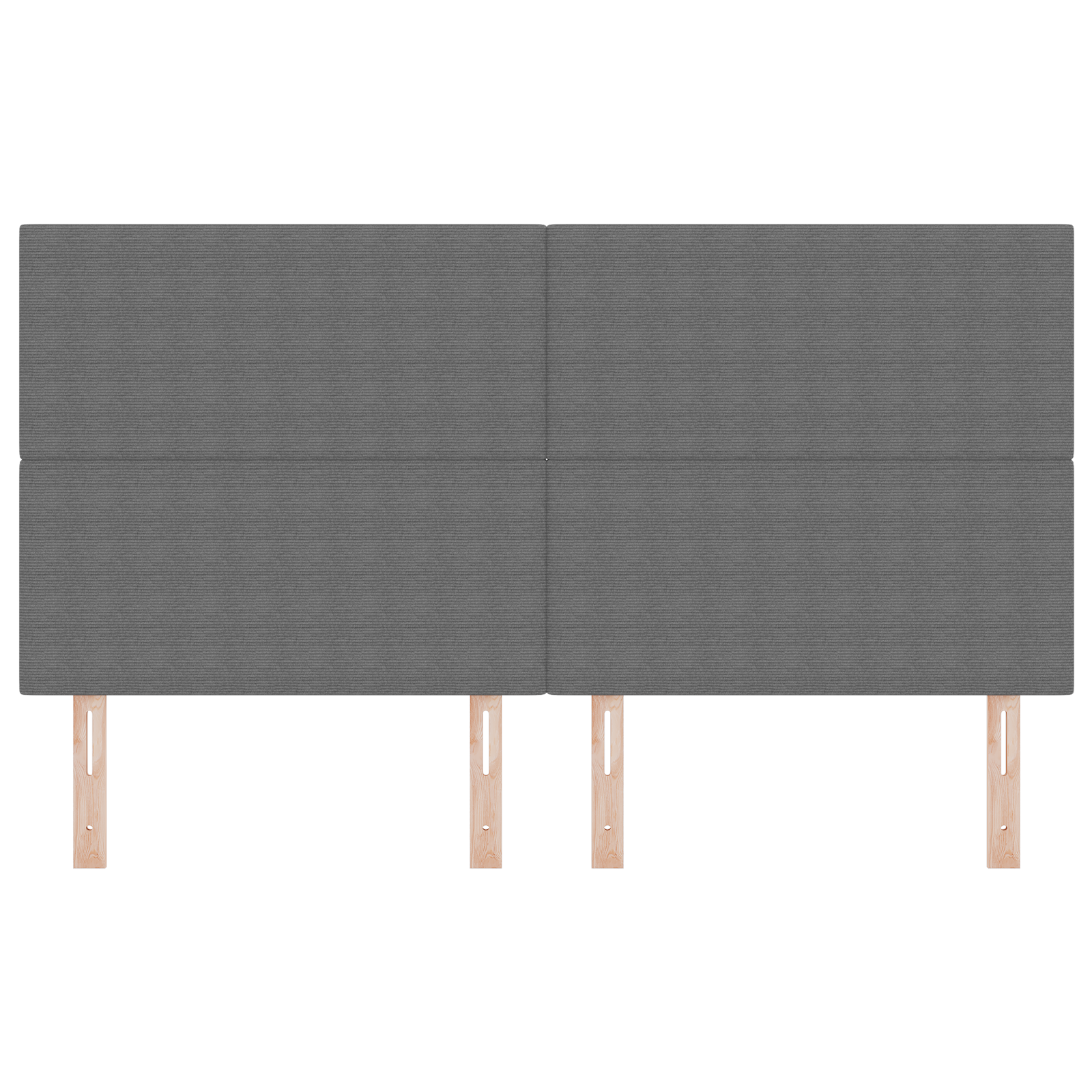 Testiera  Design Semplice Grigio Chiaro 180 cm in Tessuto Corduroy