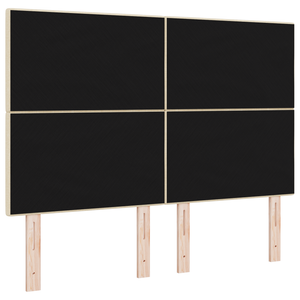 testiera  imbottita crema 140 cm in tessuto