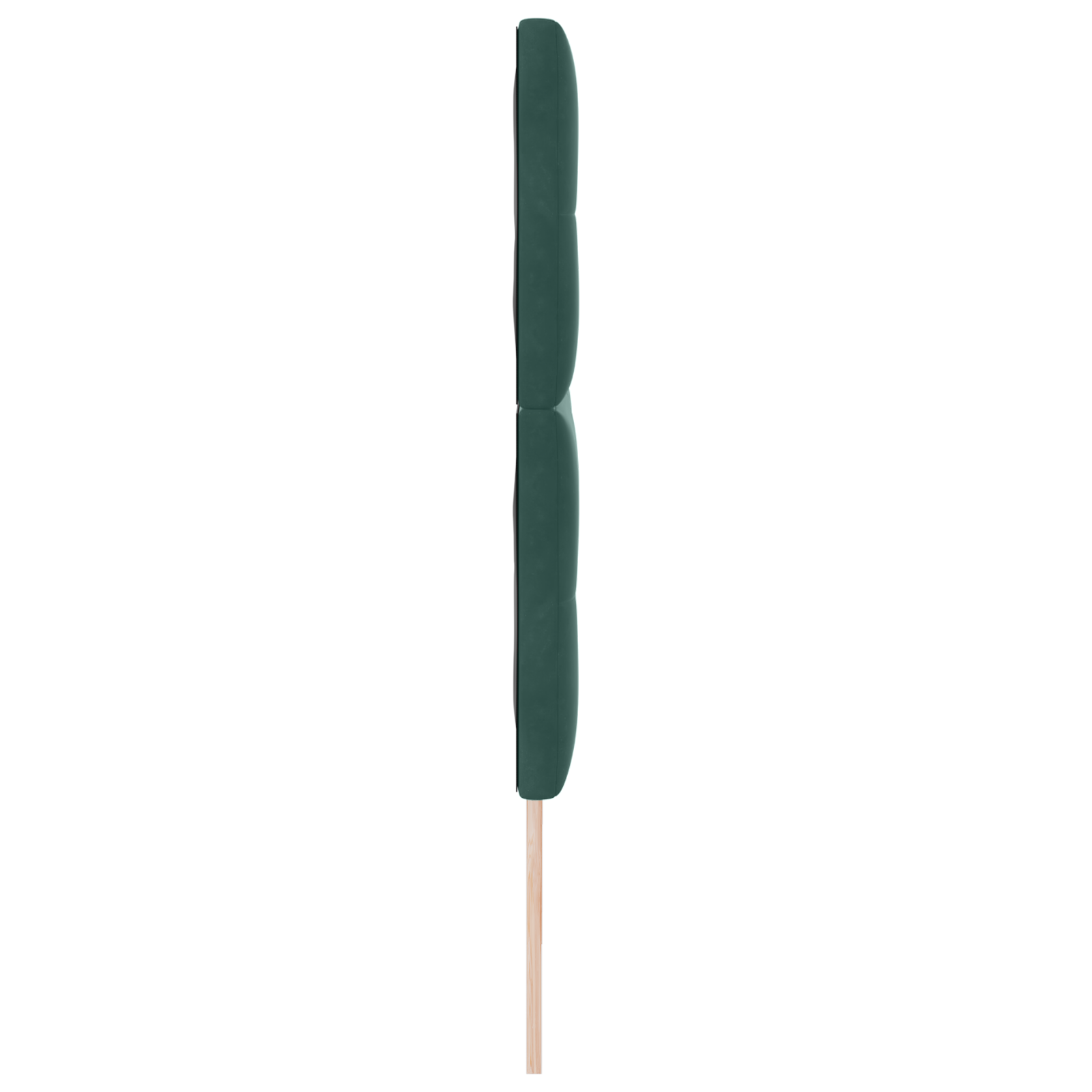 Testiera  Imbottita a Bottoni Verde Scuro 180 cm Velluto