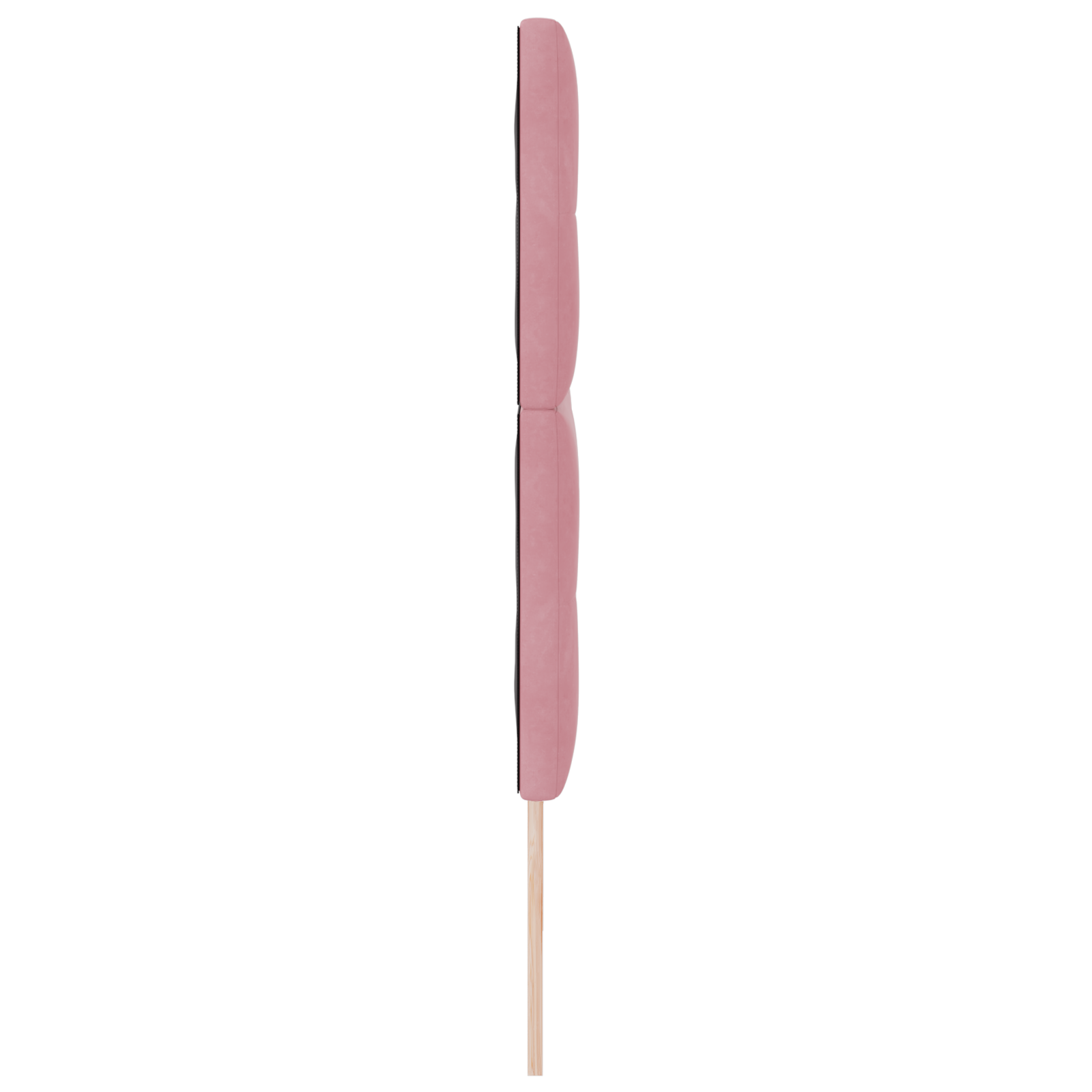 Testiera imbottita  Rosa 200 cm in Velluto