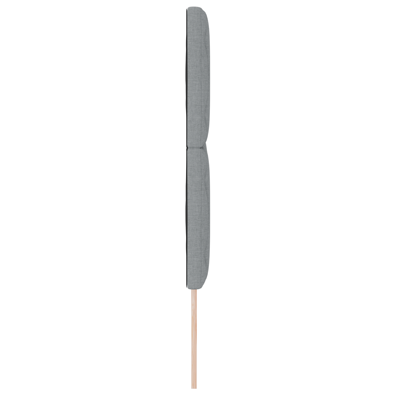 Testata Design Blocchi di Diamante Grigio Chiaro 160 cm Tessuto