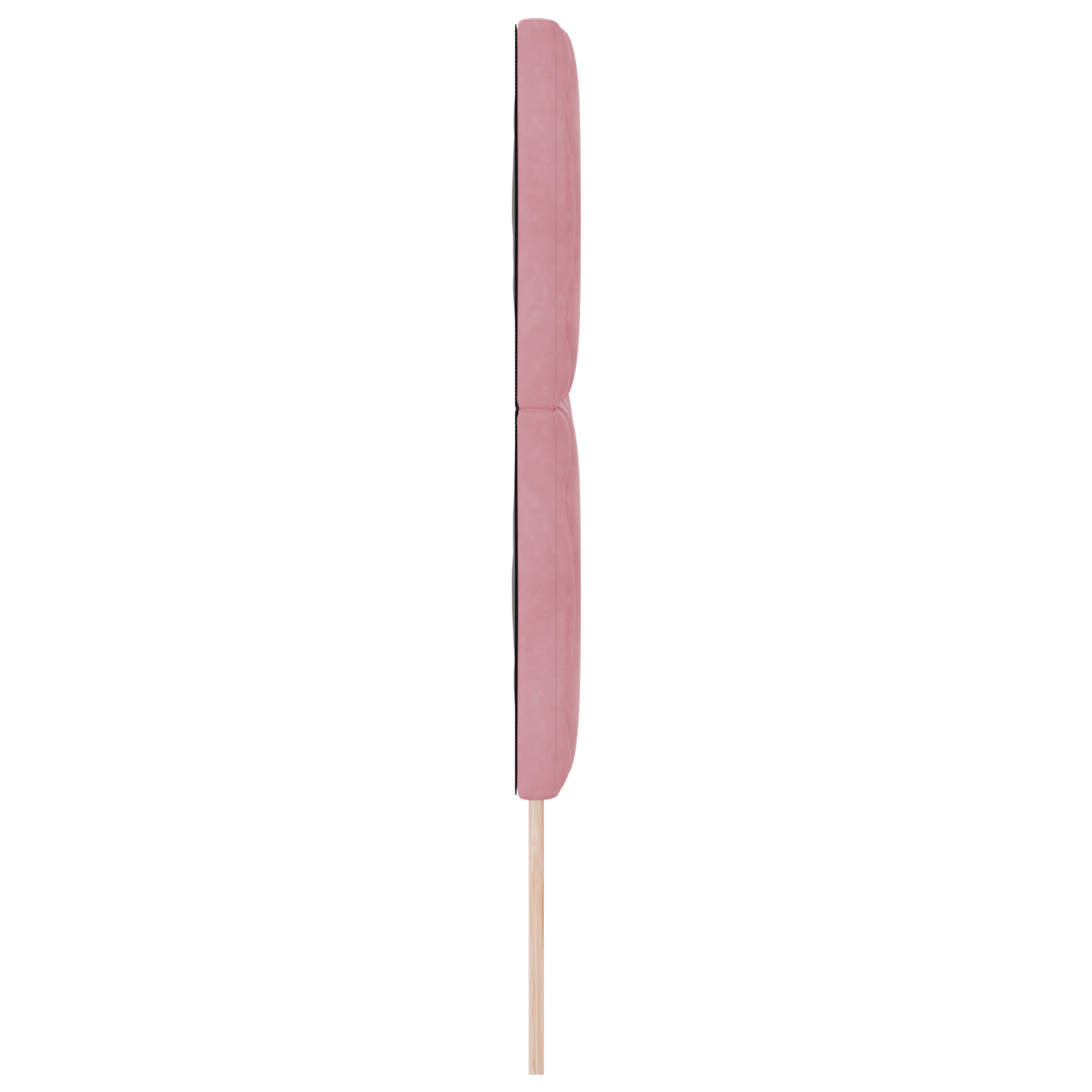 testiera rosa a blocchi di diamante 160 cm in velluto