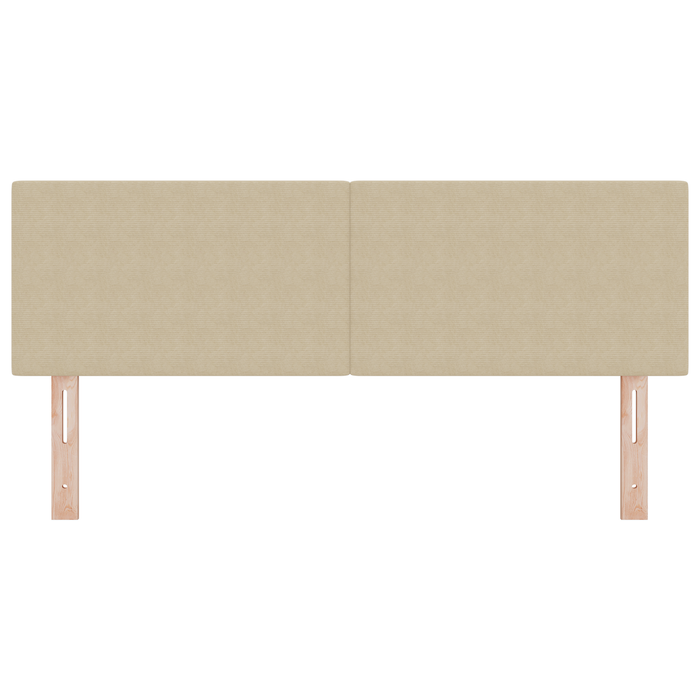 Testata LED Design Semplice Verde Chiaro e Grigio 80 cm Tessuto Corduroy