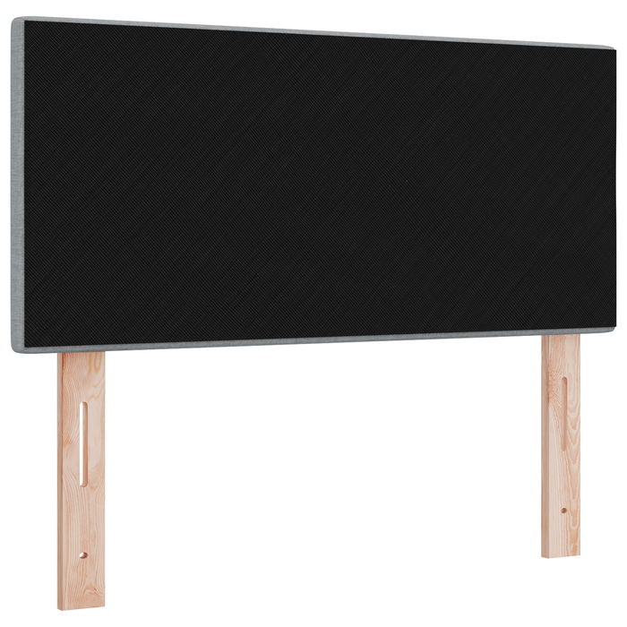 Testiera LED  Con bottoni Grigio chiaro 100 cm Tessuto