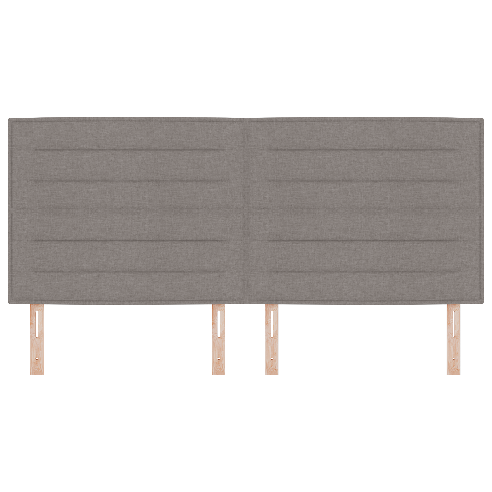 Testata LED Design Lines Tortora 200 cm Tessuto