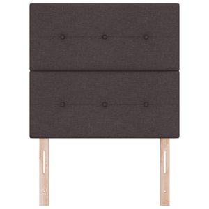 Testiera LED  Marrone Scuro 80 cm Tessuto