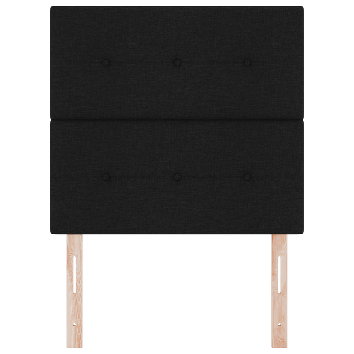 Testiera LED  Nera 90 cm in Tessuto