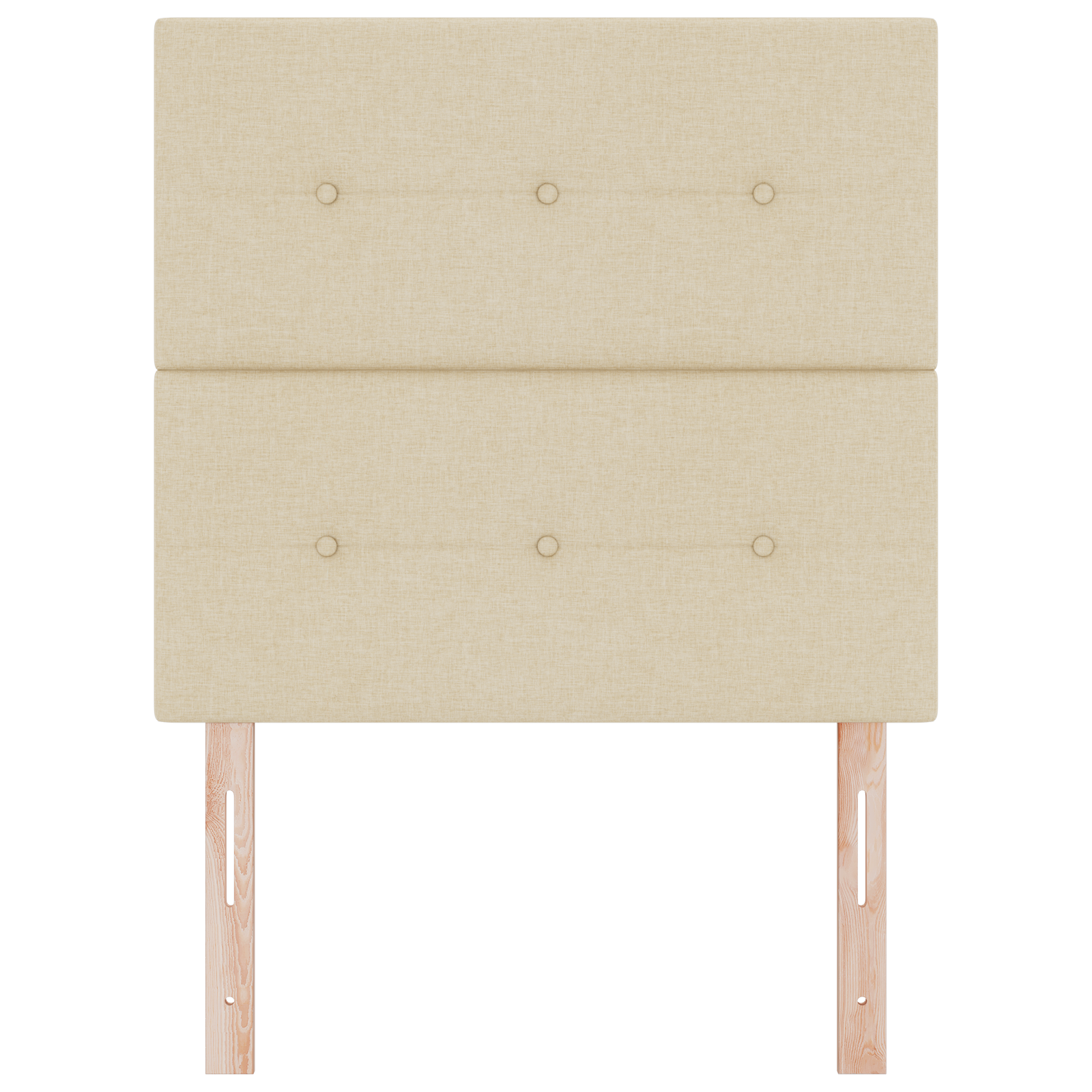 Testata LED  Crema 100 cm Tessuto