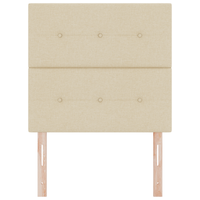 Testata LED  Crema 100 cm Tessuto