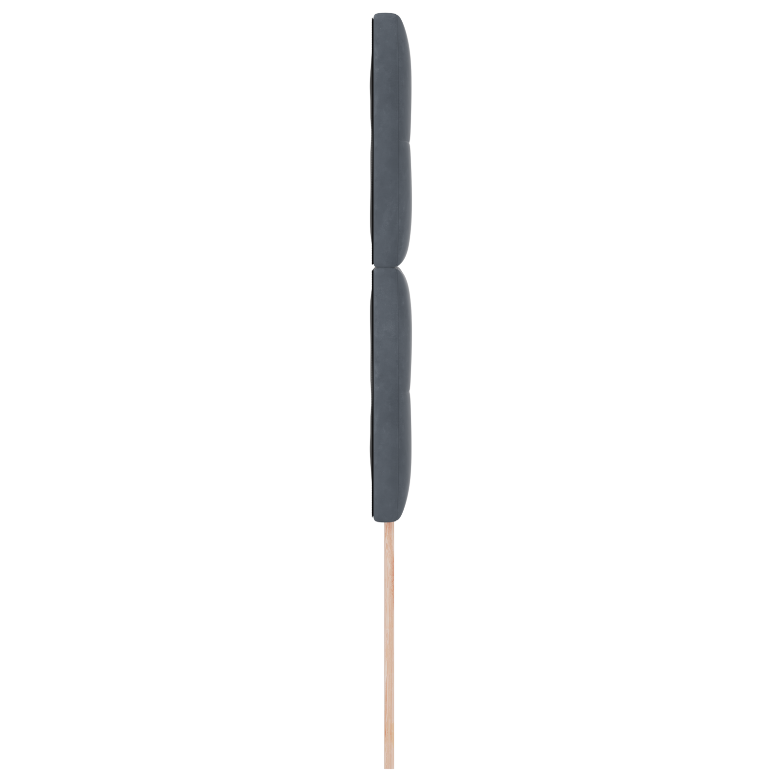 Testata LED  Grigia Scura 100 cm Velluto