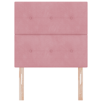 Testata LED  Rosa 100 cm Velluto