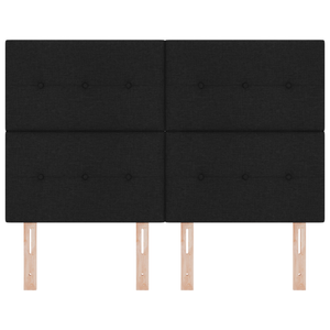 Testiera LED  Nera 72 cm Tessuto