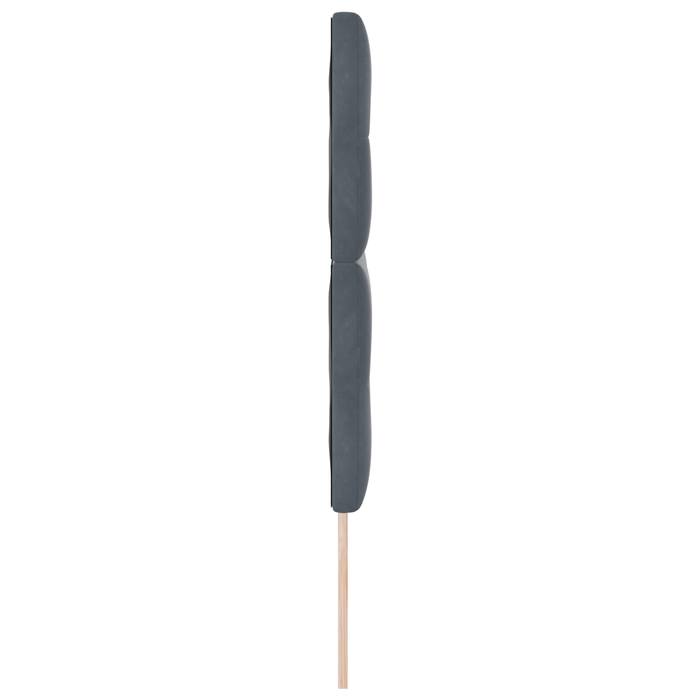 Testiera LED  Grigio scuro 80 cm Velluto