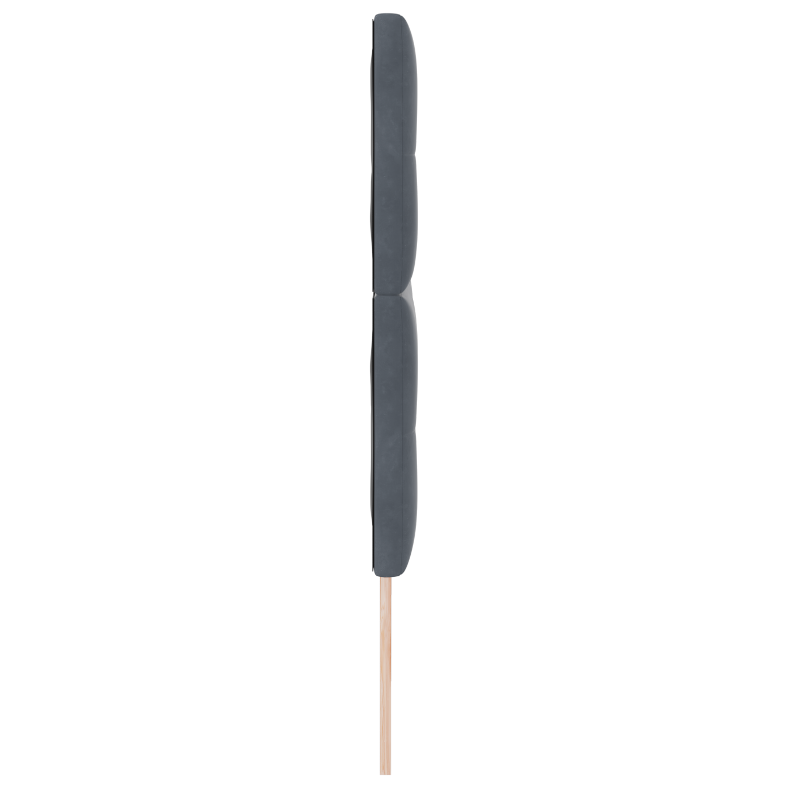 Testata LED  Grigia Scura 90 cm in Velluto