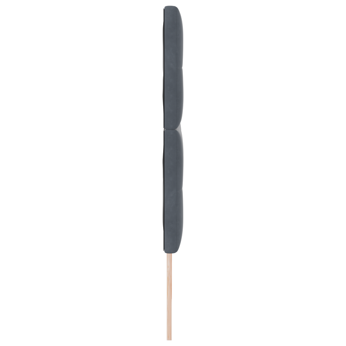 Testata LED  Grigia Scura 90 cm in Velluto