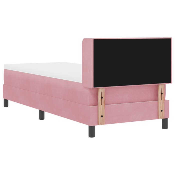 Letto con Struttura a Box Rosa 80x200 cm