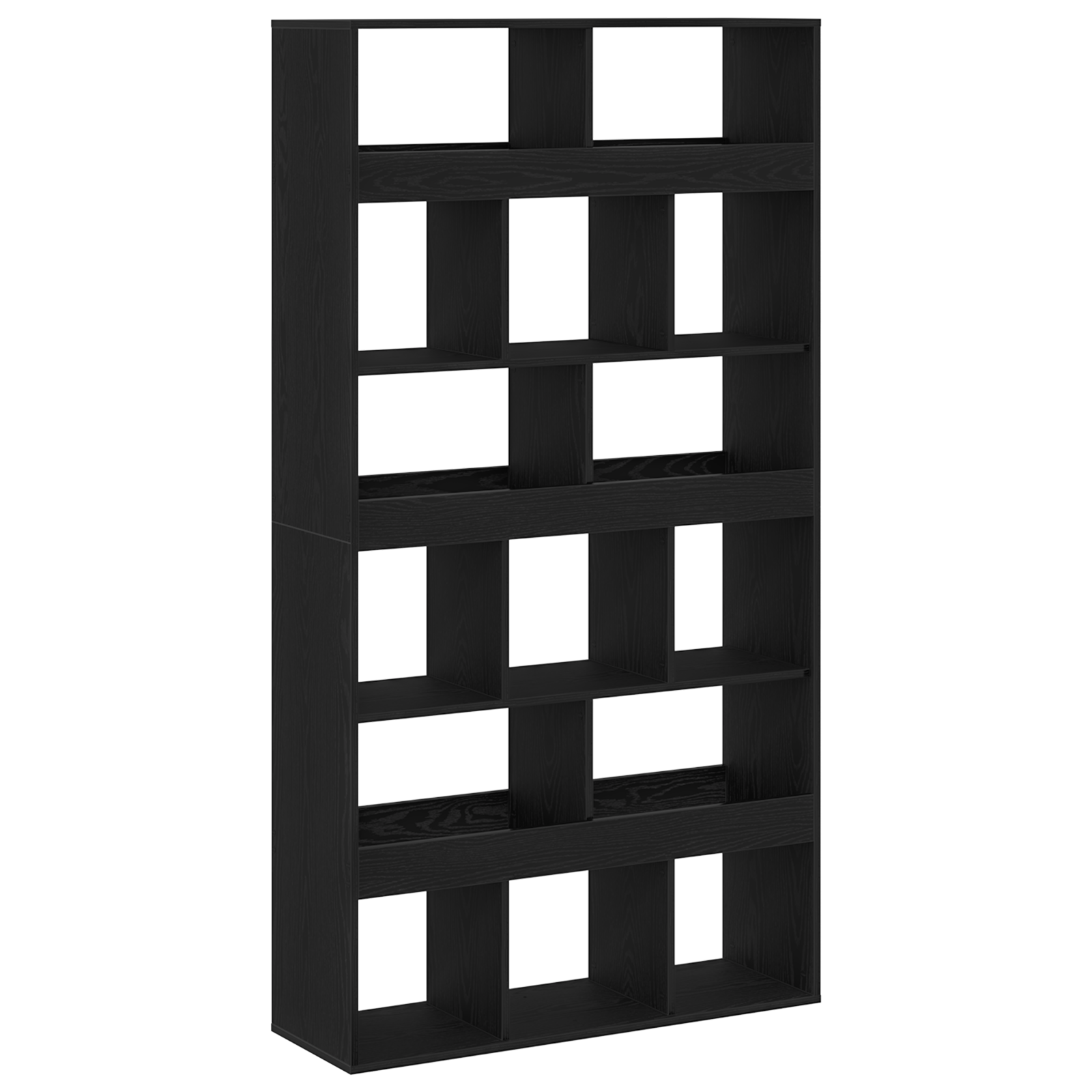 Supporto per Piante Legno Ingegnerizzato Nero 100x33x187,5 cm