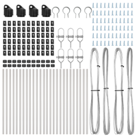Pali di recinzione  26 pcs Ø32 mm 120 cm Acciaio zincato