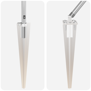 Pali per recinzione con picchetto 52 pz Ø32 mm 80 cm Acciaio galvanizzato