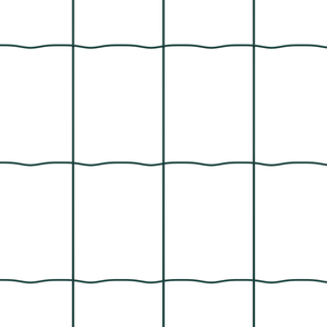 Recinzione Euro con 7 pali 1.5x10 m in acciaio zincato verde