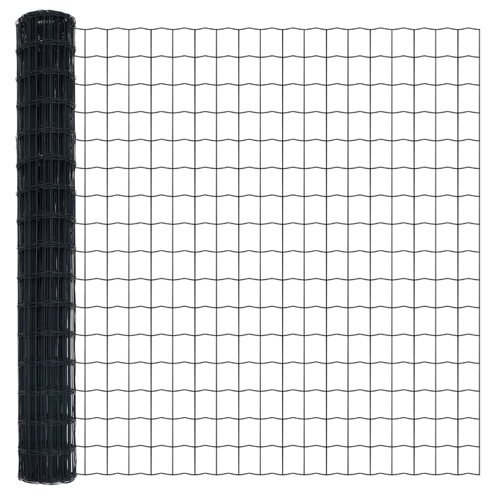 Recinto Euro con 7 Posti 1.6x10 m Acciaio Zincato Grigio