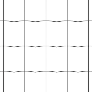 Recinzione Euro con 13 Posti 0.6x25 m Acciaio Zincato Grigio