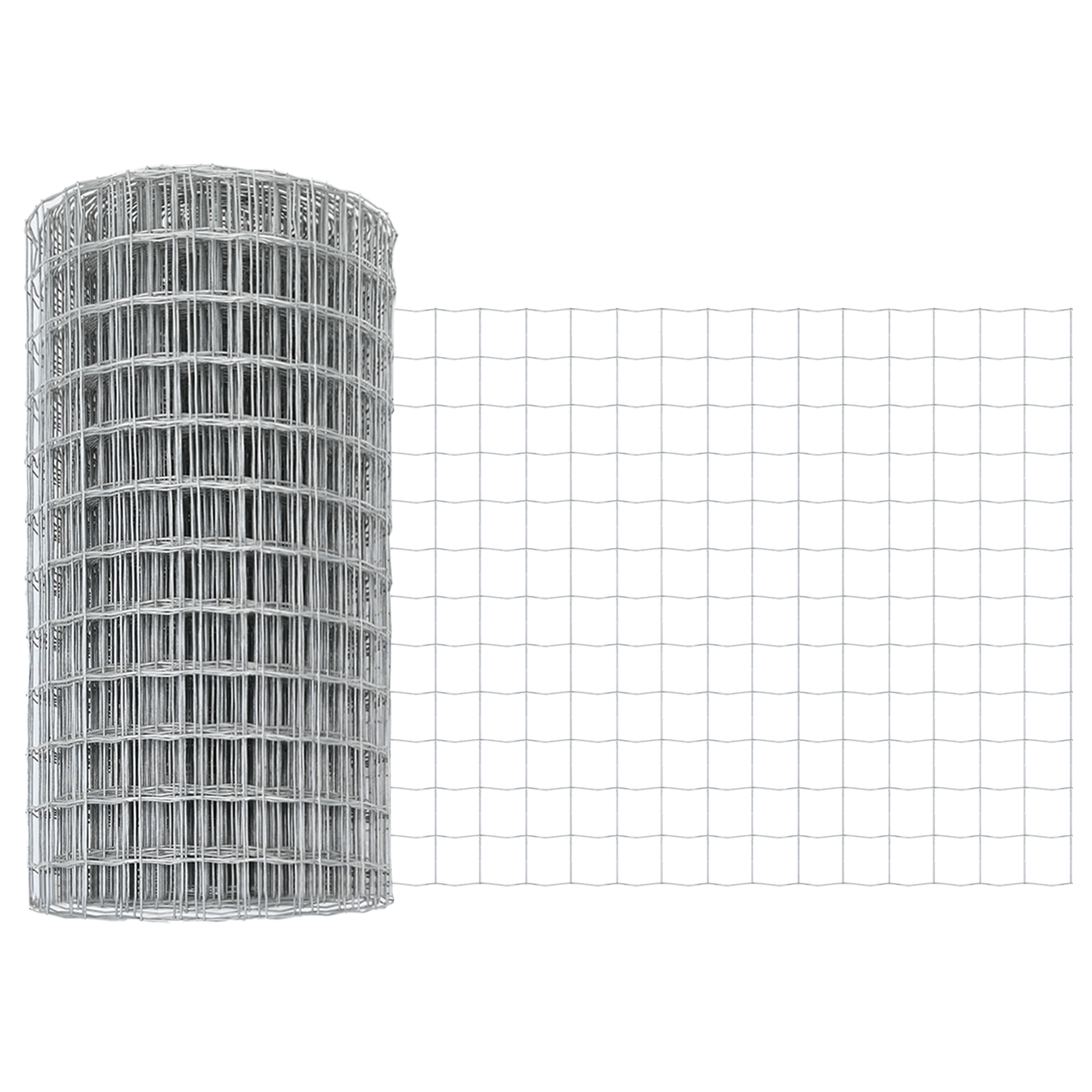Recinzione Euro di con 7 post 0.6x10 m in acciaio galvanizzato