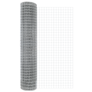 Recinzione Euro con 7 Post 1.5x10 m Acciaio Galvanizzato