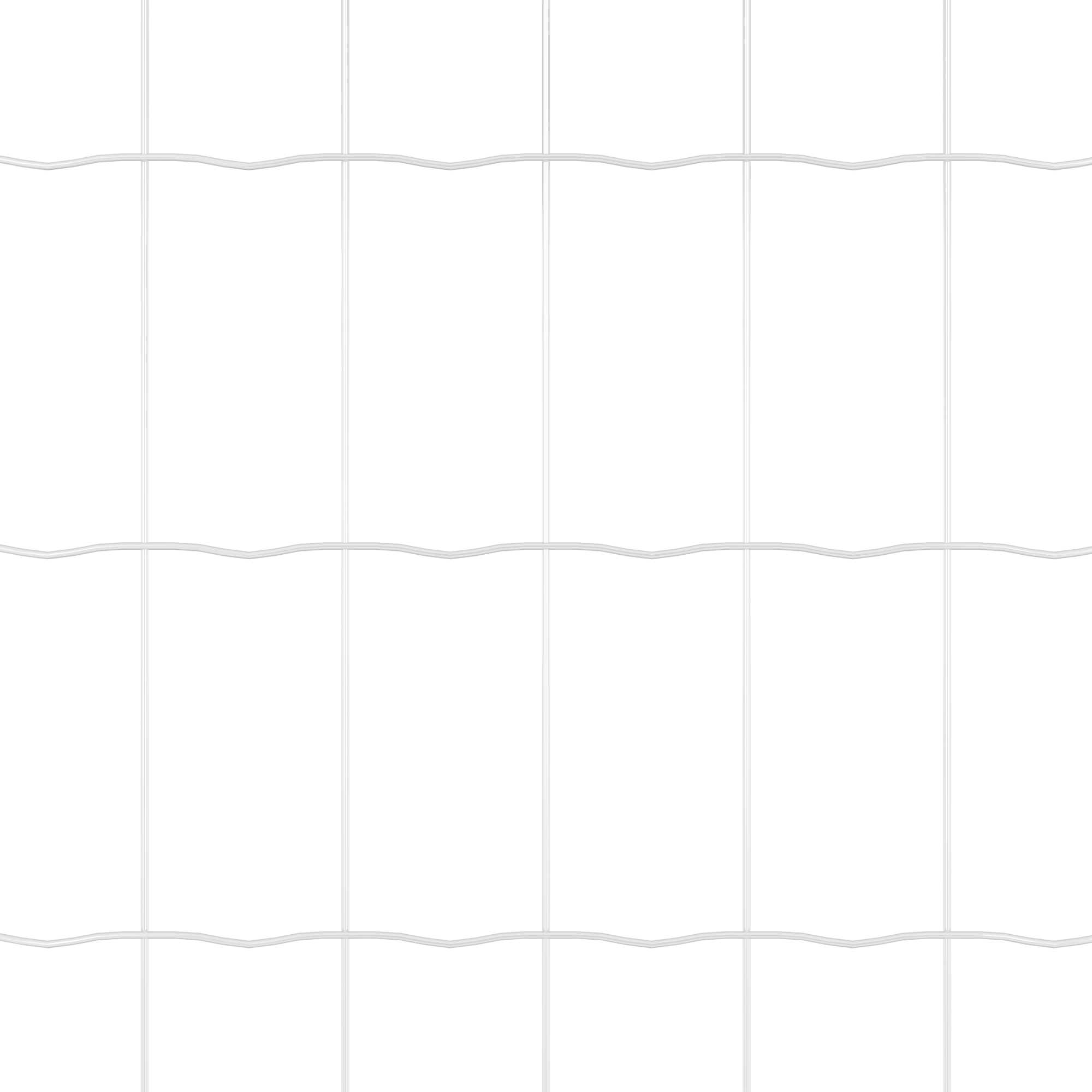 Recinzione Europea con 7 Post 1.6x10 m Acciaio Zincato