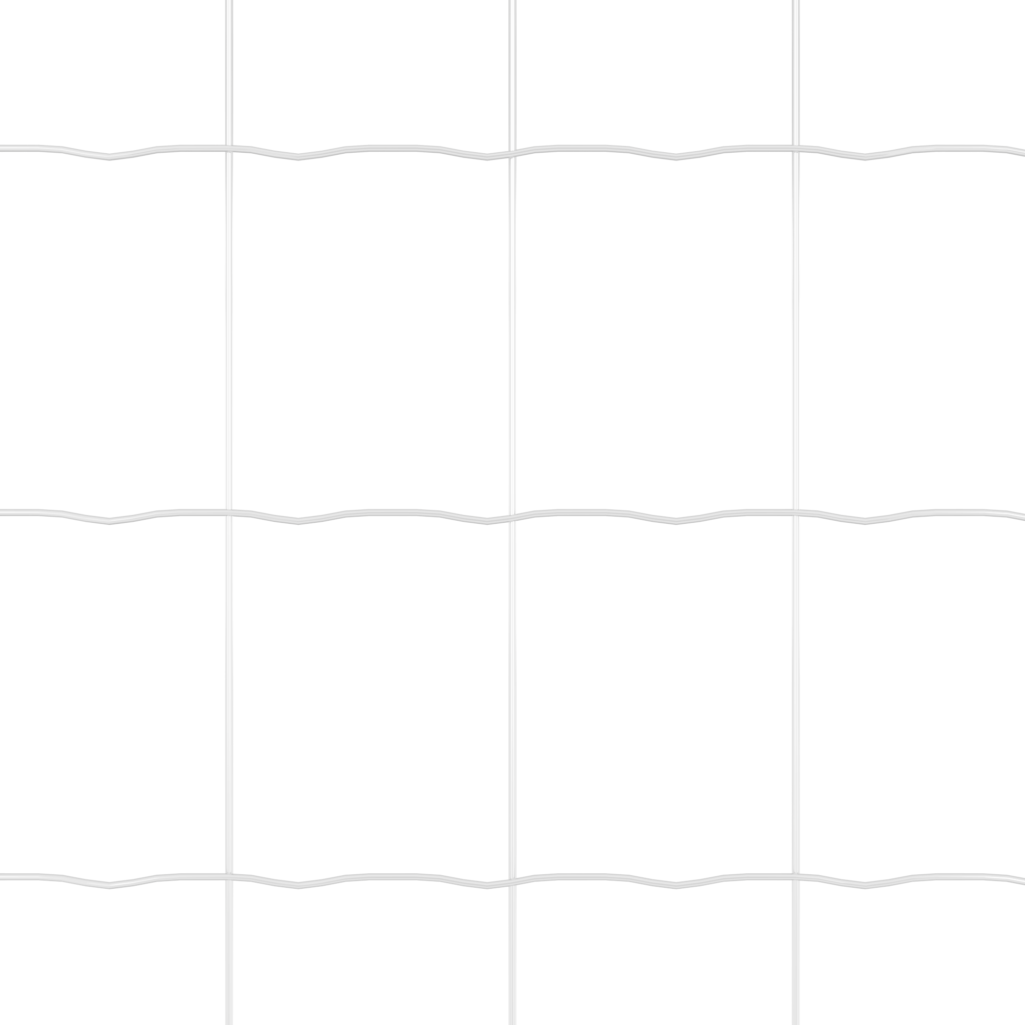 Recinzione Euro di con 7 Posti 0.6x10 m Acciaio Zincato