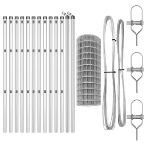 Recinzione Euro con 13 post 0.6x25 m in acciaio zincato