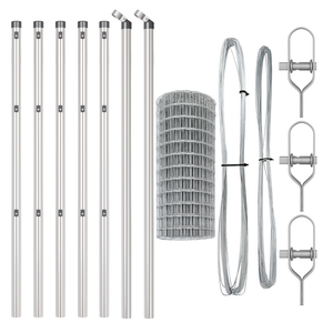Recinto Euro di con 13 Post 0.4x50 m in Acciaio Zincato