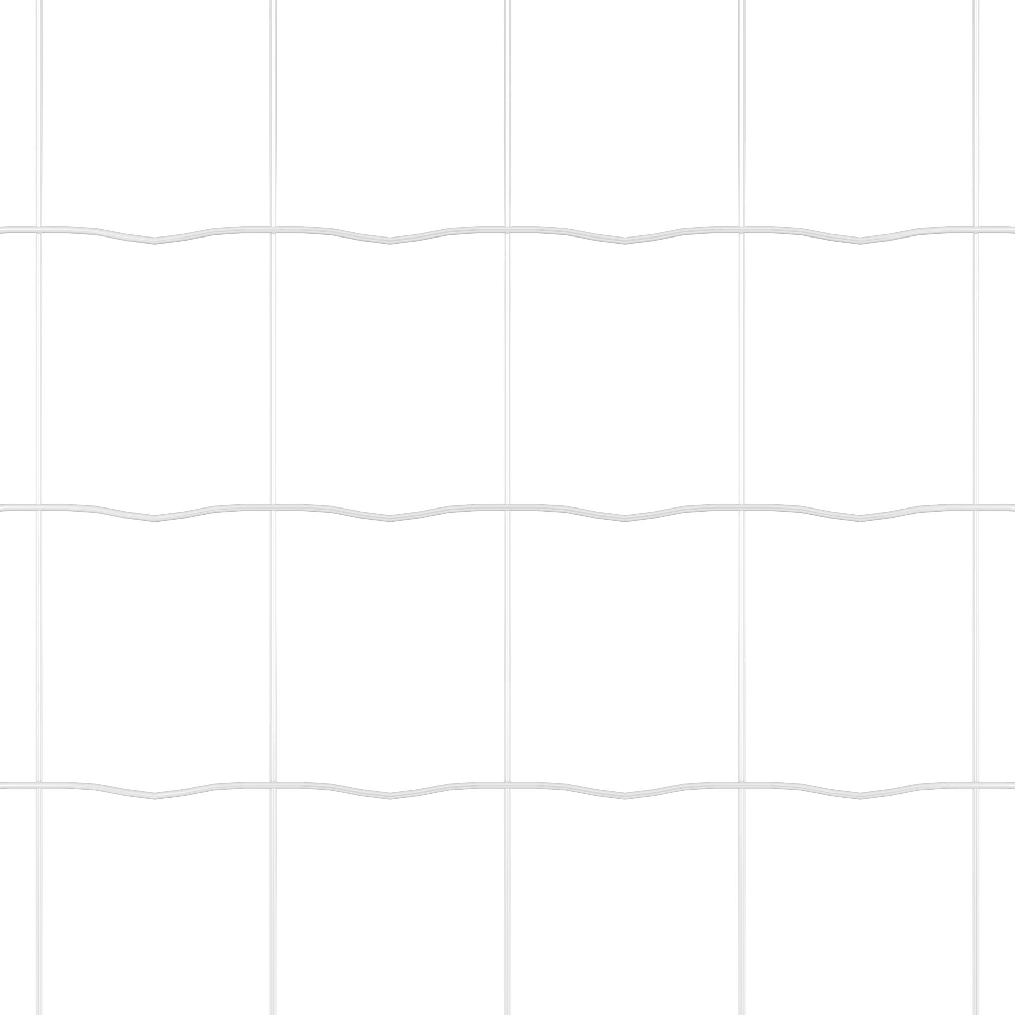 Recinzione Euro con 7 post 1,5x10 m Acciaio zincato