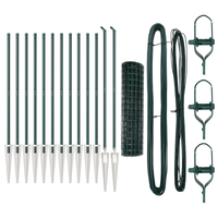 Recinzione Euro con 13 picchetti 1.2x25m in acciaio zincato verde