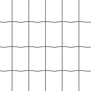 Recinto Euro con 13 pali a picchetto 1x25 m acciaio zincato grigio