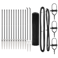 Recinzione Euro con 13 pali a punta 1.2x25 m in acciaio zincato grigio