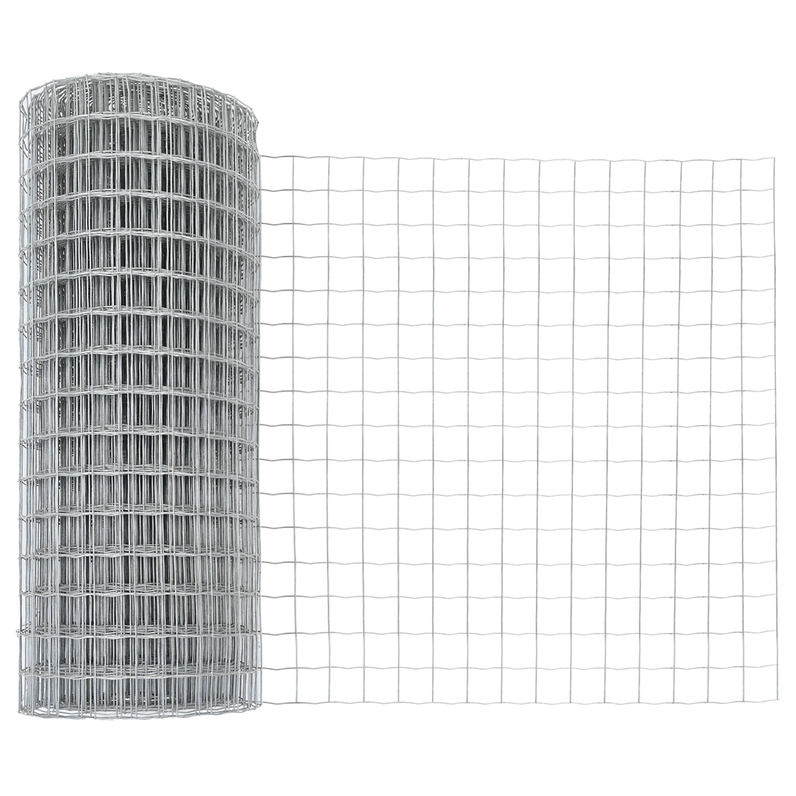 Recinzione Euro con 7 pali a punta 0.4x10 m in acciaio zincato