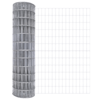 Recinzione Euro con 13 Picchetti 1,2x25 m Acciaio Zincato