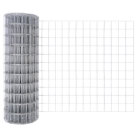 Recinzione Euro con 13 Picchetti 1x25 m Acciaio Zincato